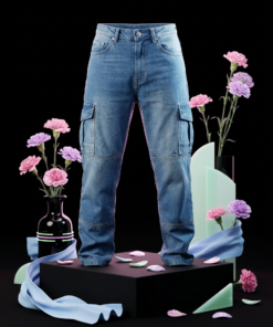 Mens Cargo Jeans