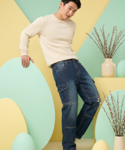 Mens Cargo Jeans